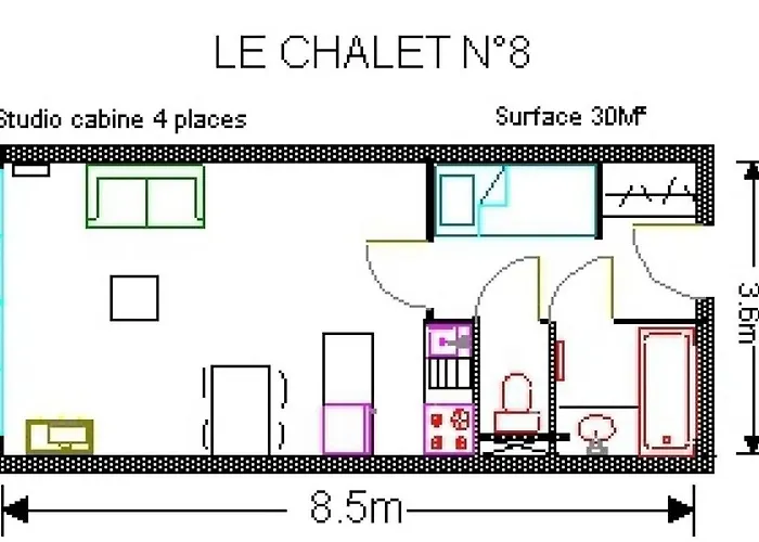 Daire Le - Piscine - Pour 4 Personnes Mae-5003